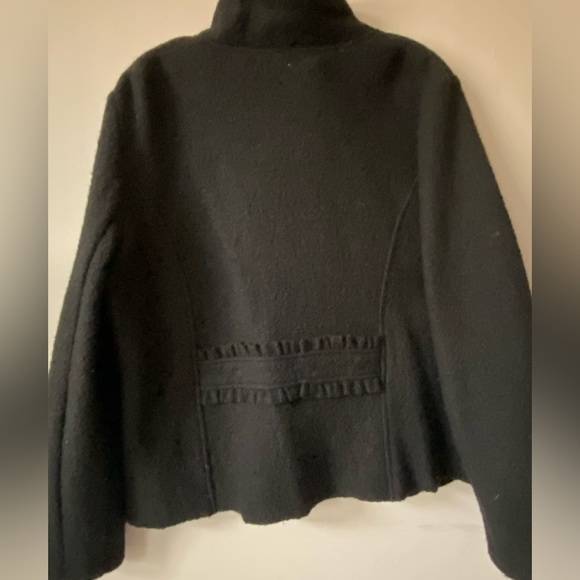 Black Jacket - 100% Boiled Wool - Joseph A - Picture 3 of 4